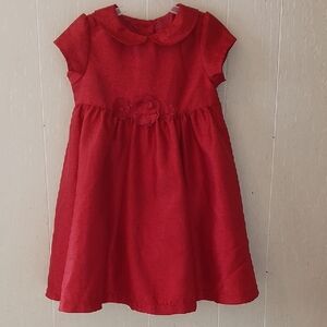 Crazy 8 Elegant Red Formal Toddler Dress